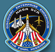 Click for Endeavour's Sunset Flight Page