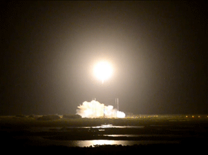 Click for video of launch